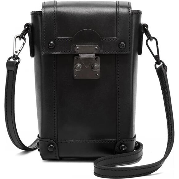 Crossbody Bags for Women Genuine Leather Cell Phone Purse Wallet Lightweight - Picture 1 of 6